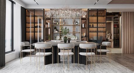 Thiết kế nội thất Căn hộ Vinhomes Central Park Tân Cổ Điển 8