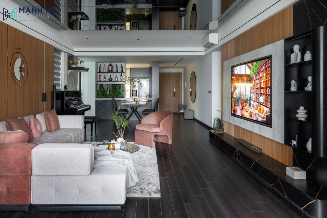 Hoàn thiện căn hộ Riverside Residence - 132m2